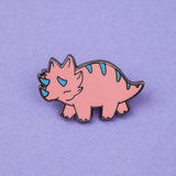 Triceratops Enamel Pin