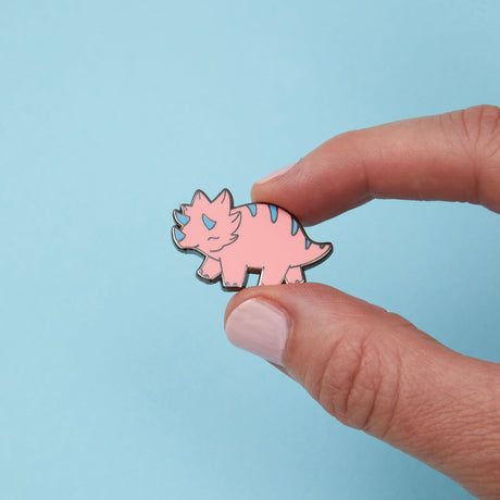 Triceratops Enamel Pin