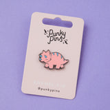 Triceratops Enamel Pin