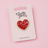Live Laugh Lasso Heart Enamel Pin