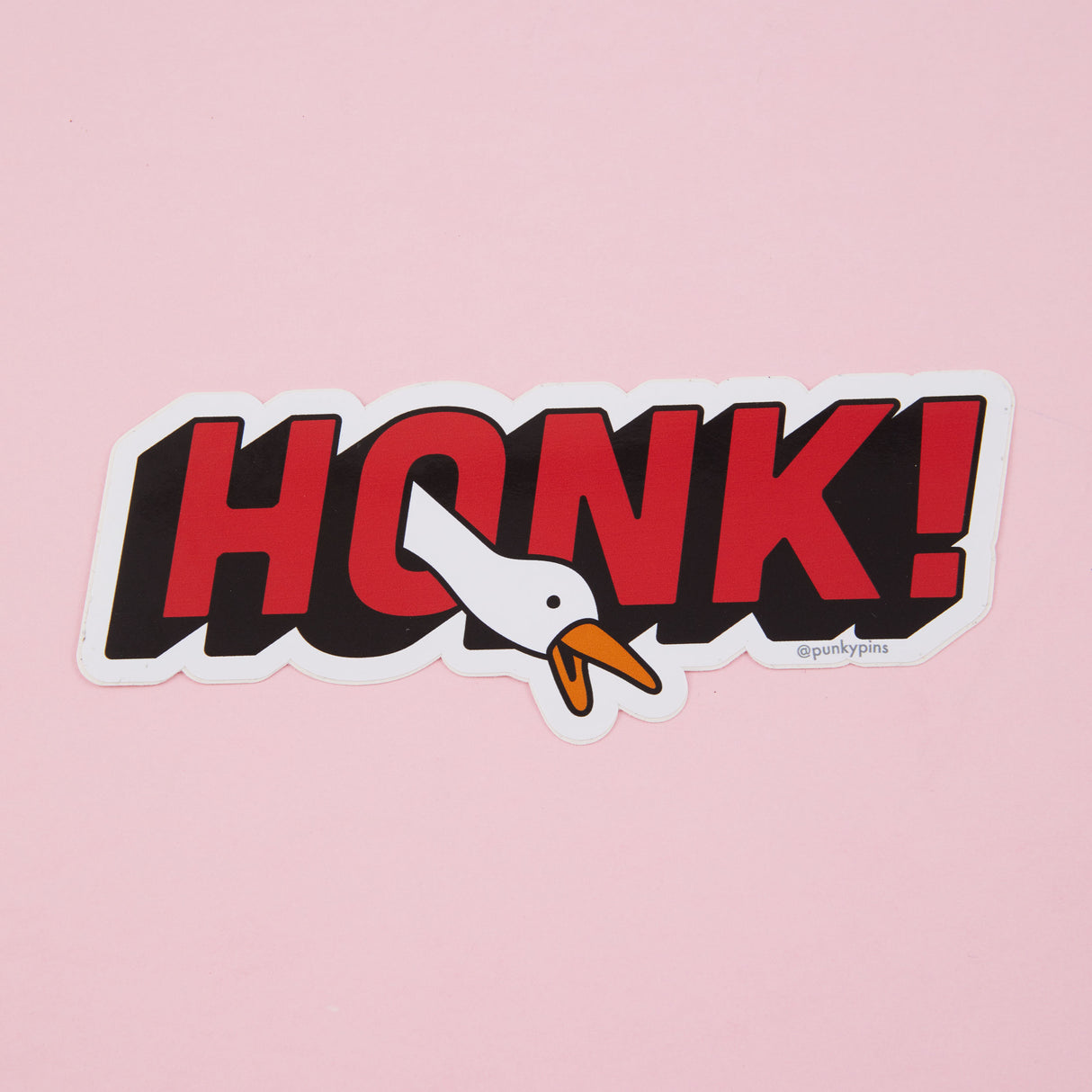 HONK! Goose Vinyl Sticker