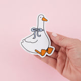 Cute Goose Vinyl Sticker