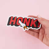 HONK! Goose Vinyl Sticker