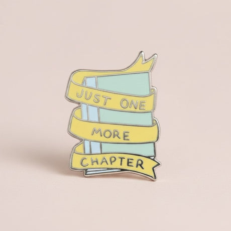 Just One More Chapter Enamel Pin