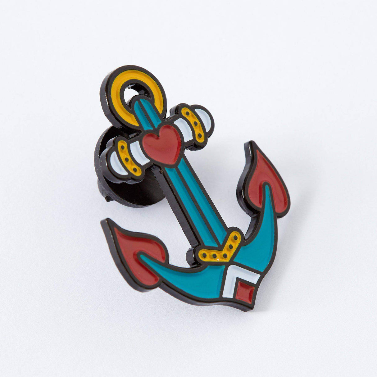 Anchor Tattoo Inspired Enamel Pin