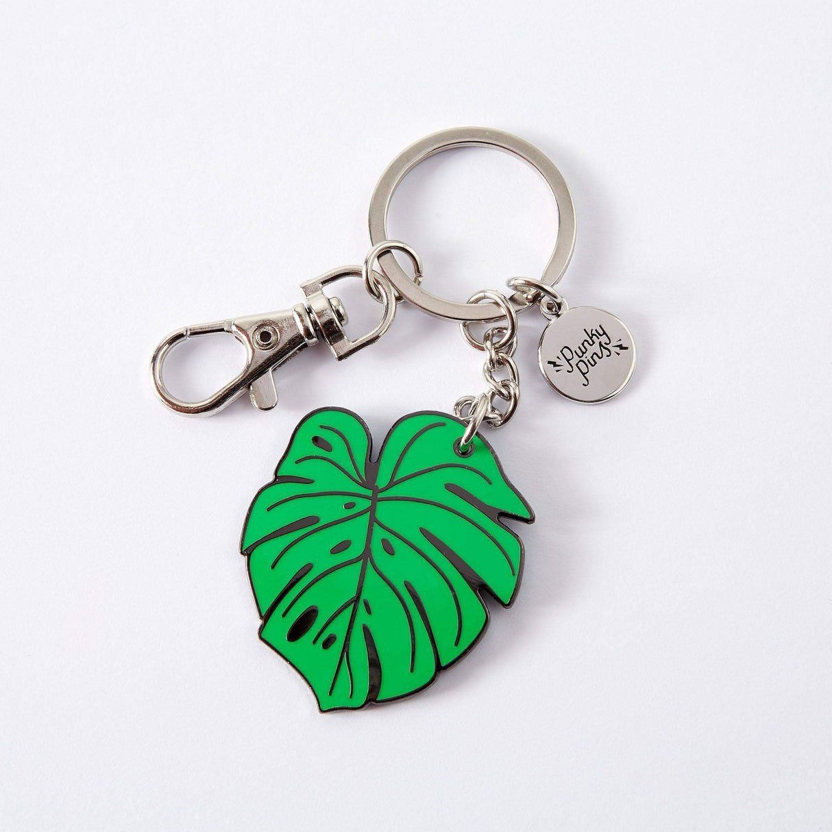 Monstera Leaf Keyring
