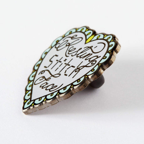 Resting Stitch Face Enamel Pin