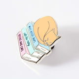 Who Needs Boys With This Many Books And Cats Enamel Pin
