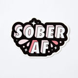 Sober AF Vinyl Sticker