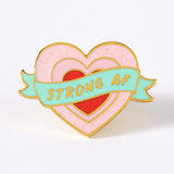 Strong AF Enamel Pin