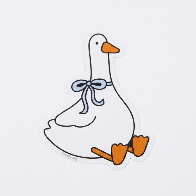 Cute Goose Vinyl Sticker