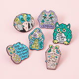 Evil Nostalgic Furby Enamel Pin