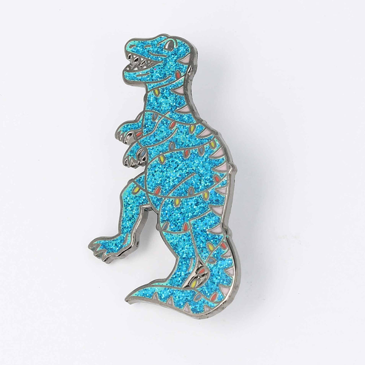 Christmas Dinosaur Enamel Pin