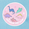 Dinosaur Fan Club Large Vinyl Sticker