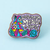 Working on Myself Thanks Wooden Eco Pin