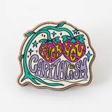 Fuck You Capitalism Wooden Eco Pin