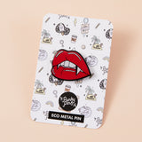 Juicy Fangs Eco Metal Pin
