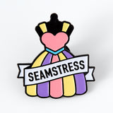 Seamstress Enamel Pin