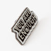 You Are Enough Grey Glitter Enamel Pin - Limited Edition