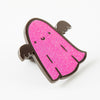 Sparkle Ghost Pink Enamel Pin - Limited Edition