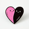 Heart Ghosts Enamel Pin