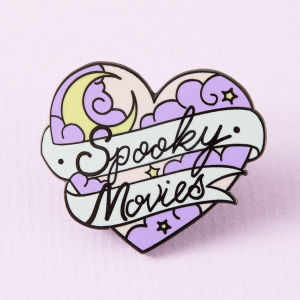 Spooky Movies Enamel Pin