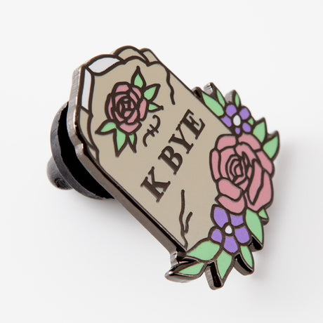 K Bye Enamel Pin