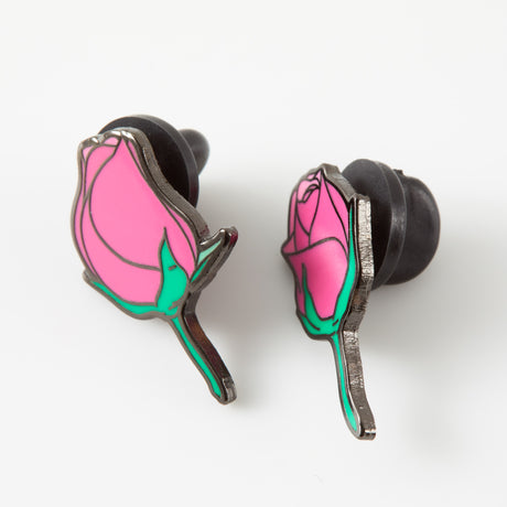 Rose Pair Of Enamel Pins
