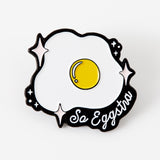 So Eggstra Enamel Pin