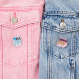 Milk & Cookies Acrylic Pin Pair