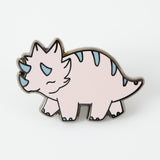 Triceratops Enamel Pin