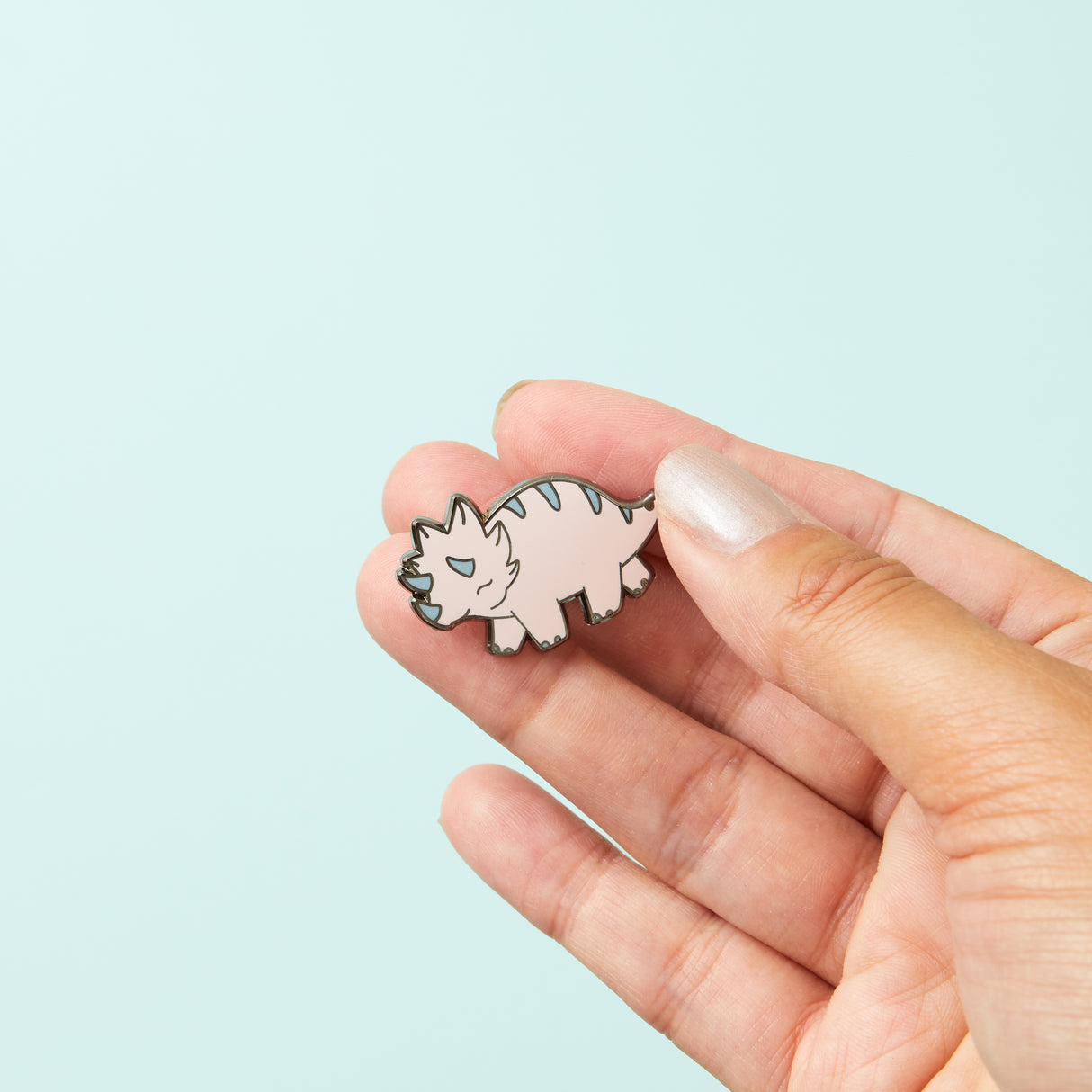 Triceratops Enamel Pin