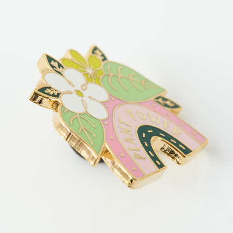 Plant Power Enamel Pin