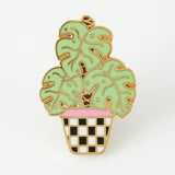 Monstera Moss Pole Enamel Pin