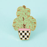 Monstera Moss Pole Enamel Pin