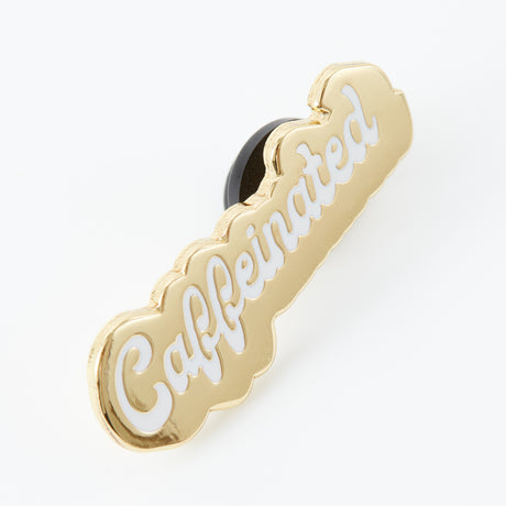 Caffeinated Enamel Pin