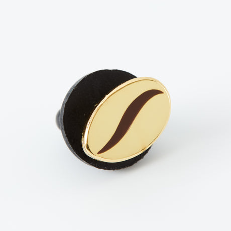 Coffee Bean Enamel Pin