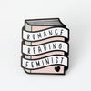 Romance Reading Feminist Enamel Pin