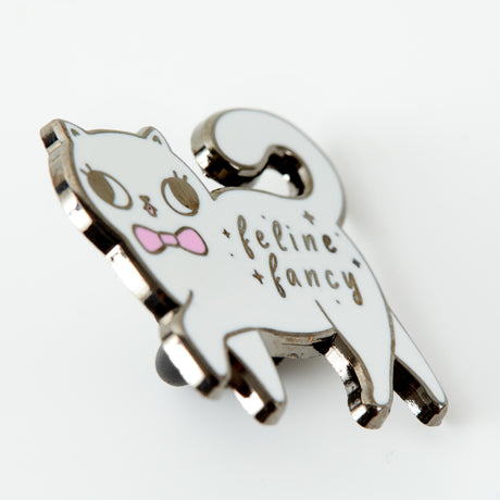 Feline Fancy Enamel Pin