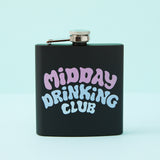 Midday Drinking Club Hip Flask