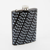 Fuck Tall Black Hip Flask