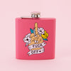 Fuck off Pink Hip Flask