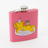 Chill Dino Pink Hip Flask