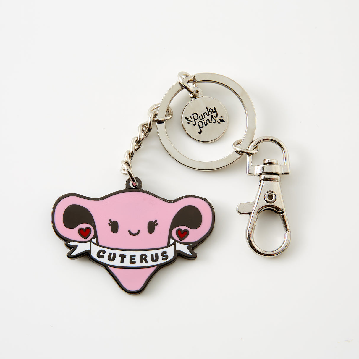 Cuterus Uterus Enamel Keyring