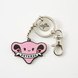 Cuterus Uterus Enamel Keyring