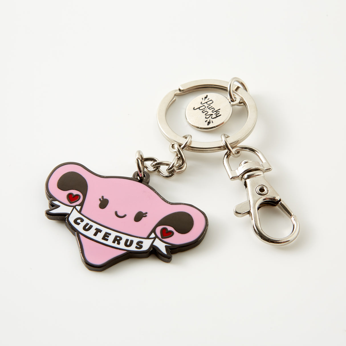 Cuterus Uterus Enamel Keyring