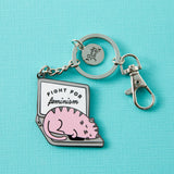 Fight For Feminism Enamel Keyring