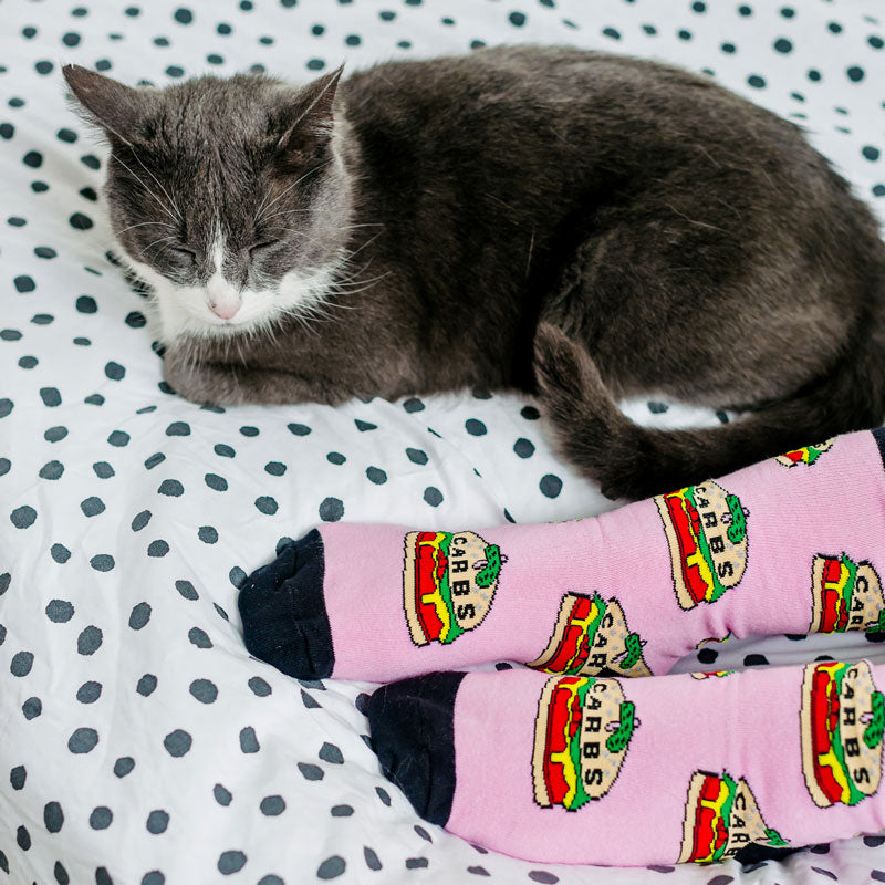 Carbs Burger Socks