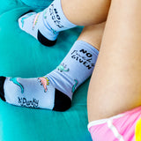 No Fucks Given Dinosaur Socks