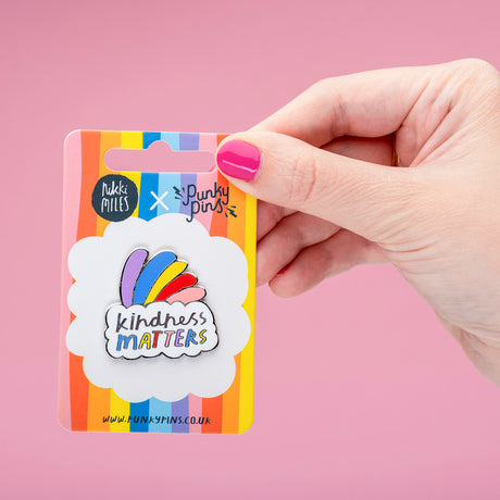 Kindness Matters Enamel Pin